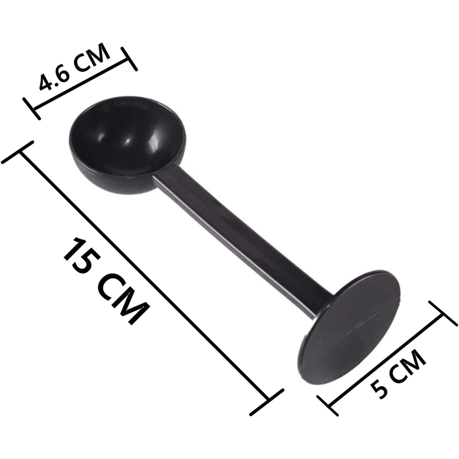 10G Espresso Coffee Measuring Spoon Plastic Coffee Scoop for Ground Coffee Tea Salt with Pressed Bottom 5.9X1.9Inch