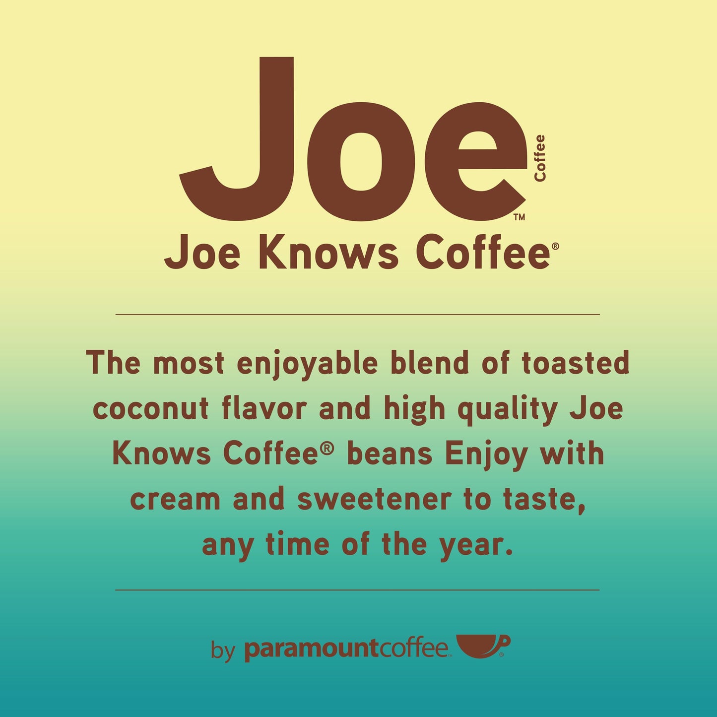 , Coconut Crazy Joe, 12Oz Bag, Medium Roast, Flavored Coffee
