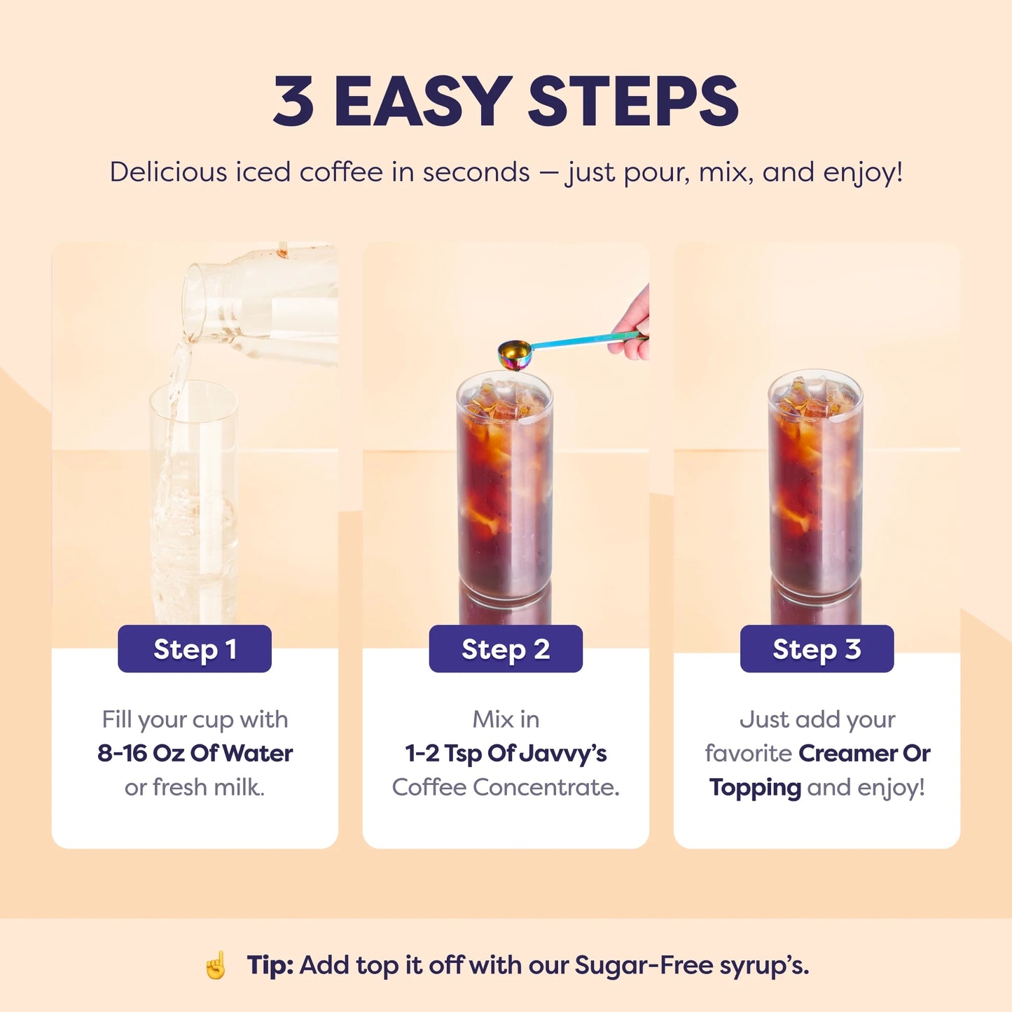 Cold Brew Caramel Liquid Concentrate, Iced Coffee & Cold Brew Drinks