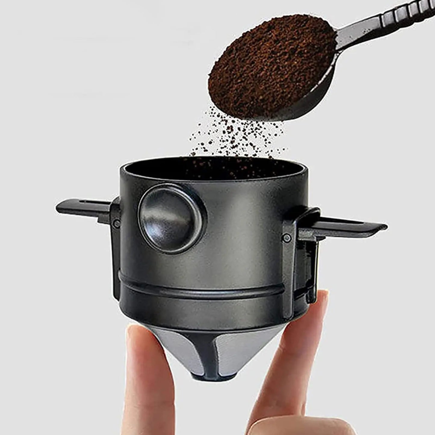Portable Coffee Filter Coffee Maker Sieve Reusable Hand Made Coffee Maker for Home Office Travel Coffee Tools