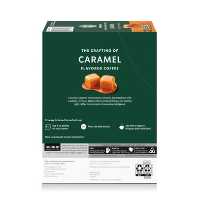 Starbucks Caramel, Hot or Iced Coffee, Flavored K-Cup Coffee Pods, 22 Count​
