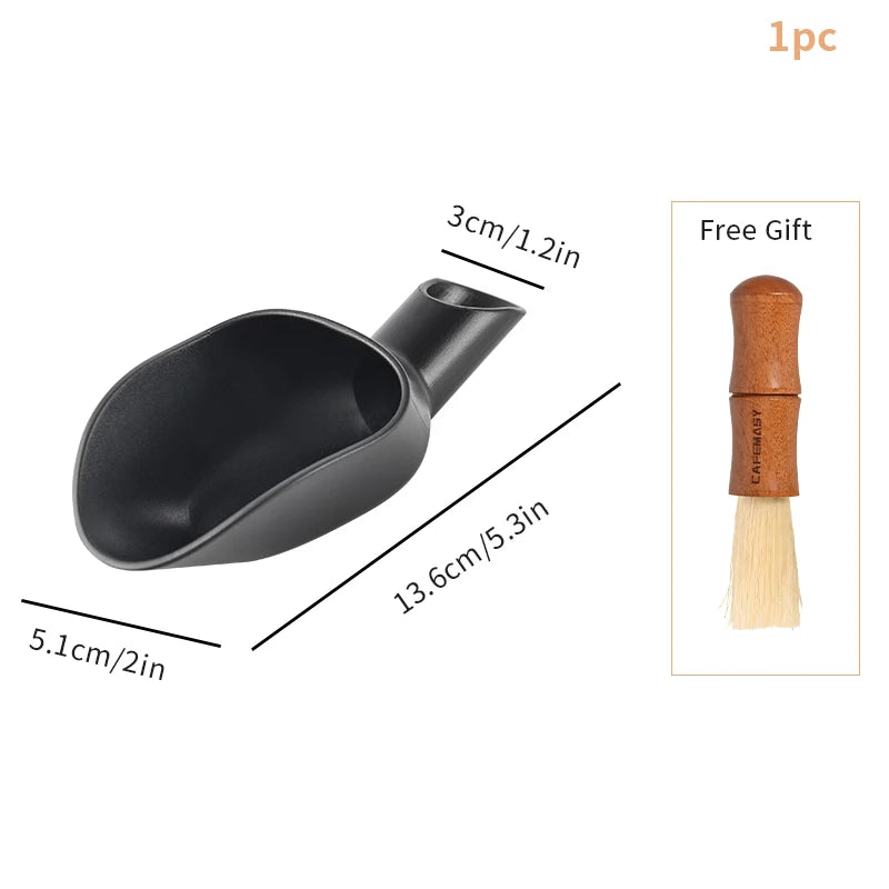 CAFEMASY Coffee Shovel 20G Measuring Scoop Funnel Coffee Beans Measuring Tool Multifunctional Coffee Spoon Coffee Accessories
