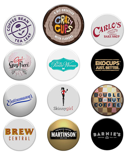 Coffee Pods Variety Pack Sampler from Top Brands, Assorted Single Serve for Keurig K Cups Coffee Makers, 40 Unique Cups