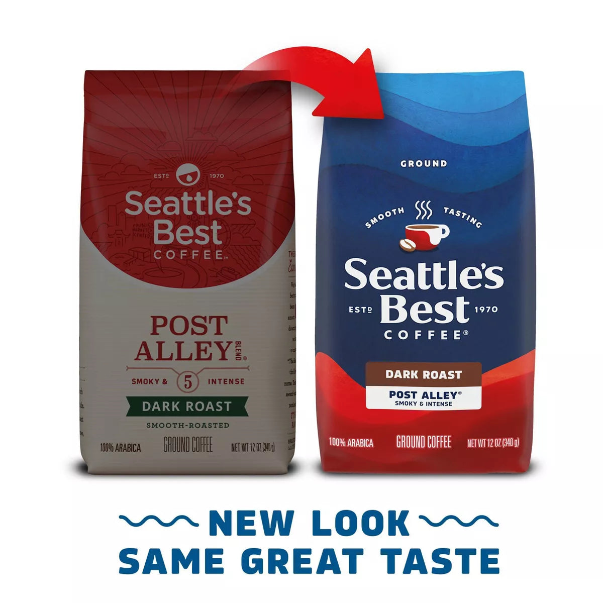Seattle'S Best Coffee Post Alley Blend Dark Roast Ground Coffee -12Oz Bag