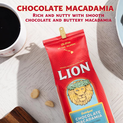 Chocolate Macadamia Ground Coffee, 100% Arabica, Light Roast, 24 Oz