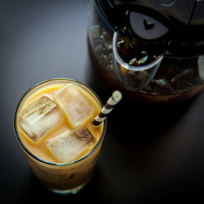Iced Tea & Iced Coffee Maker, Plastic, Black