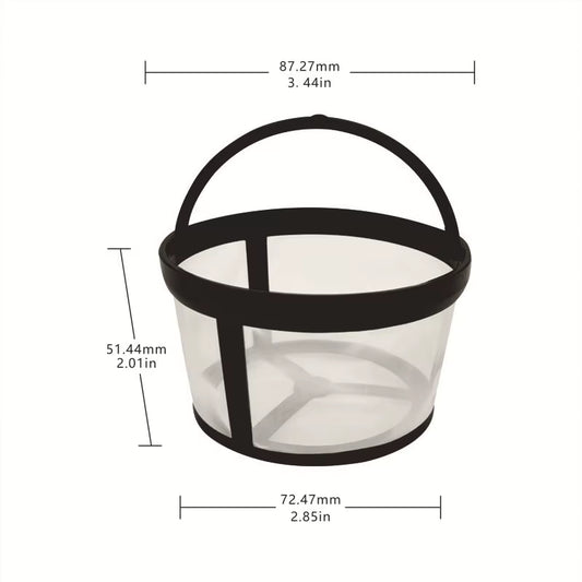Coffee Filter Basket Stainless Steel Mesh Nylon Coffee Filter Machine Reusable Tea Coffee Filter Screen Coffee Accessories