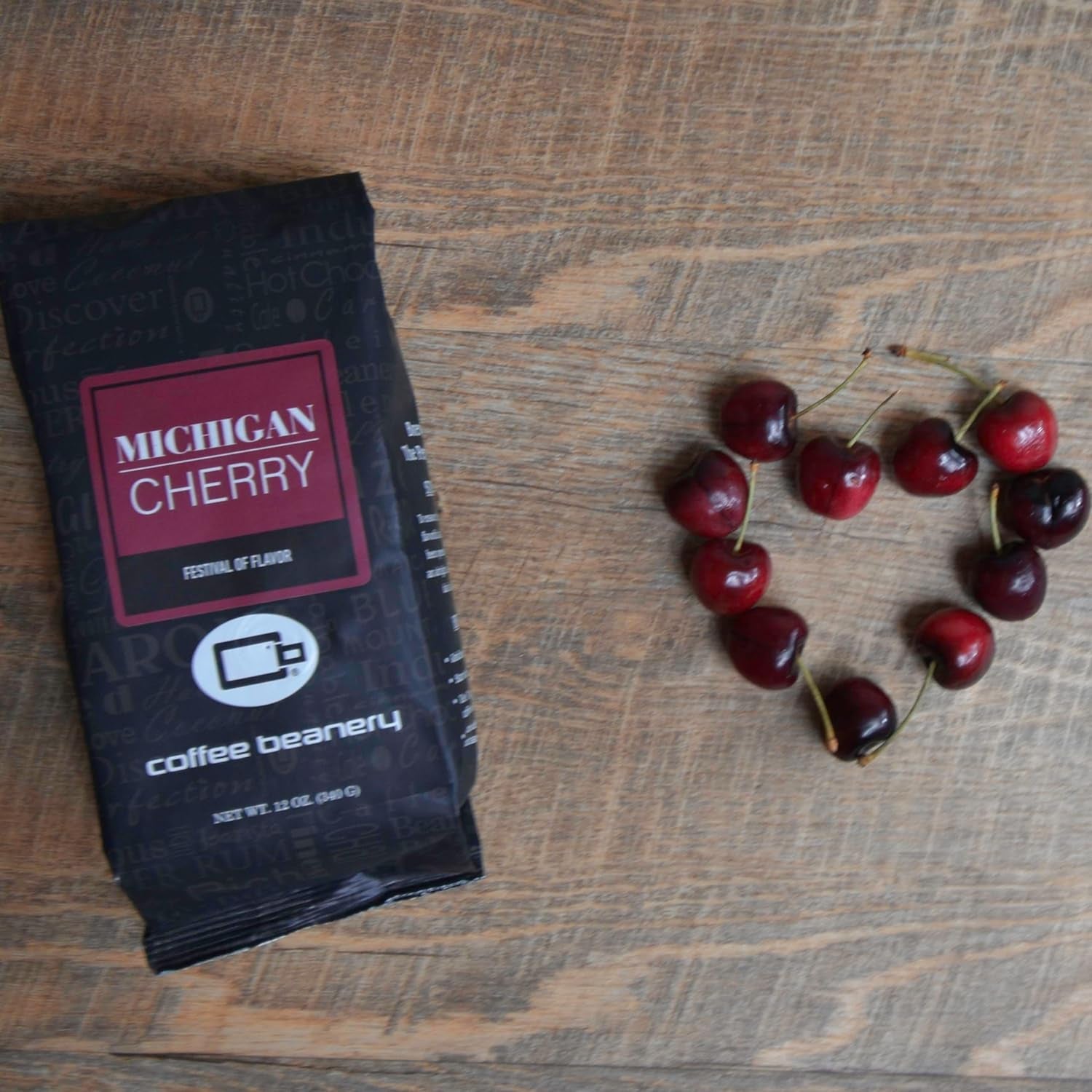 Michigan Cherry Flavored Coffee by  | 12Oz Specialty Medium Roast Whole Bean