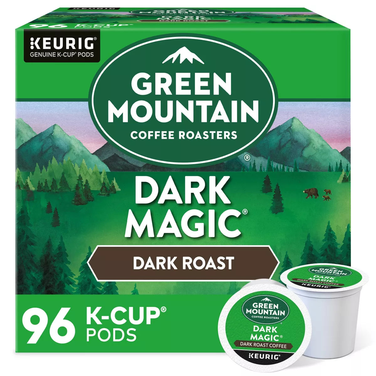 Green Mountain Coffee Dark Magic Dark Roast Coffee Pods