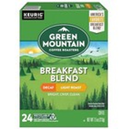 Green Mountain Coffee Roasters Breakfast Blend Decaf Coffee, Keurig Si
