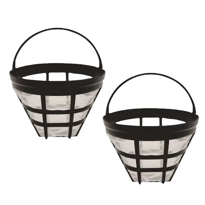 1Pcs Reusable Coffee Filter Basket, Cone Coffee Maker Filter Replacement Coffee Filter Compatible with Coffee Accessories