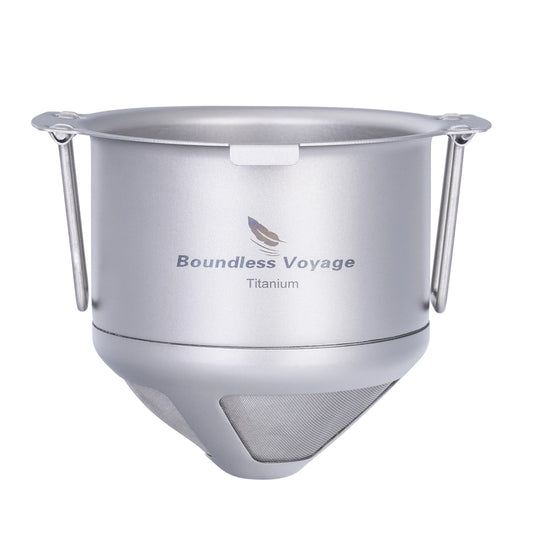 Titanium Reusable Coffee Filter Paperless Coffee Filter Metal Coffee Filter Pour over Coffee Maker Ti6002P