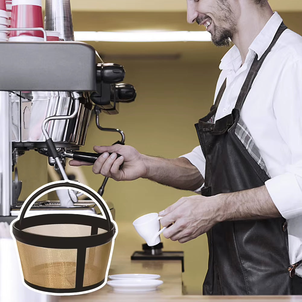 Coffee Filter Basket Stainless Steel Mesh Nylon Coffee Filter Machine Reusable Tea Coffee Filter Screen Coffee Accessories