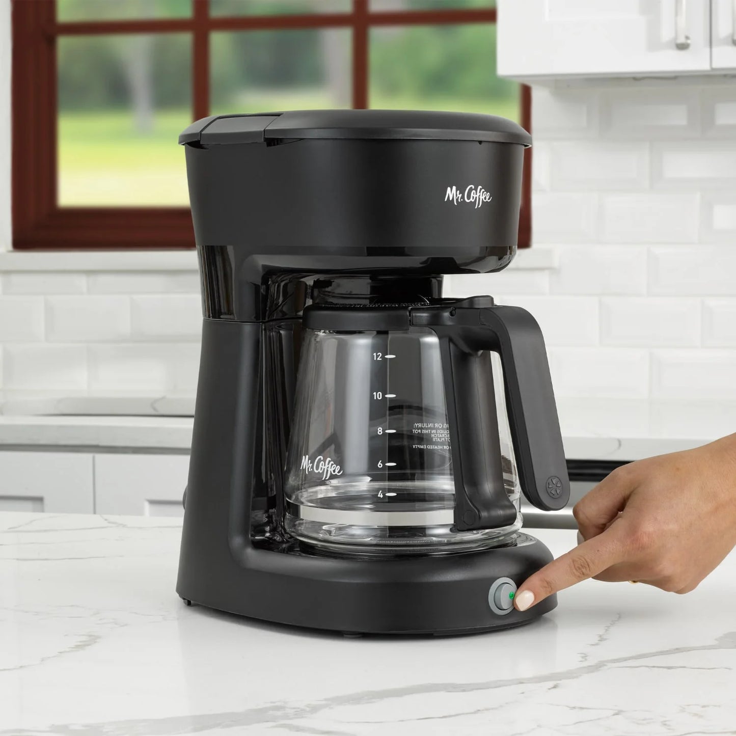 12-Cup Switch Coffee Maker, Black
