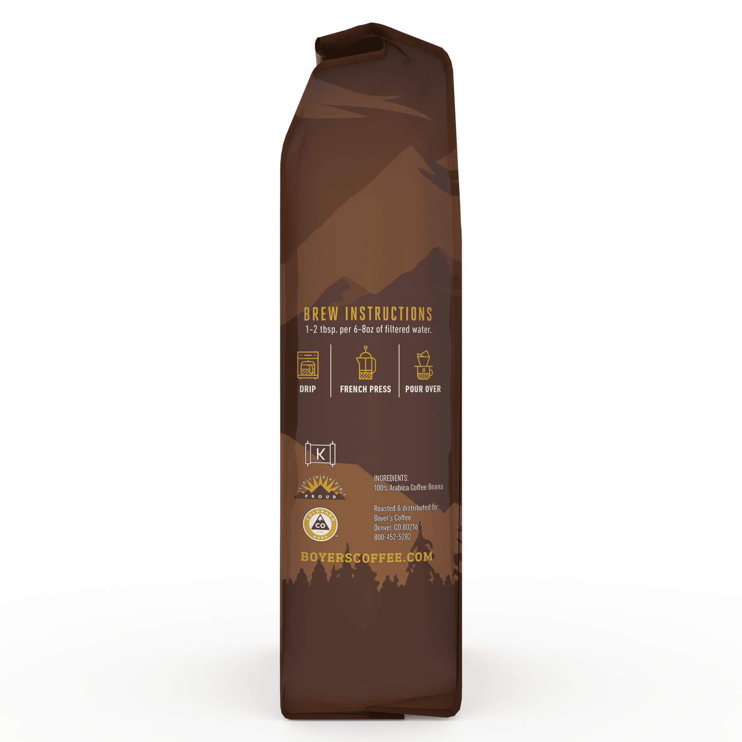 Aspen Gold Coffee, Whole Bean Coffee, Medium Roast, 28 Oz, Caffeinated