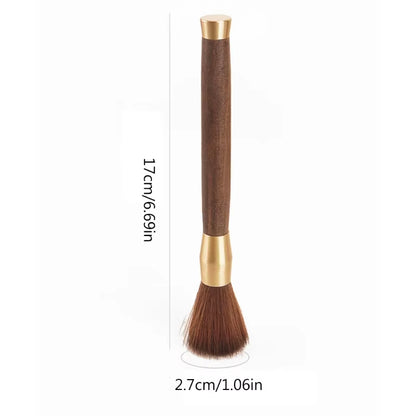 Elegant Wood Coffee Grinder Brush - Essential Kitchen Tool for Perfect Coffee Cleaning and Powder Management