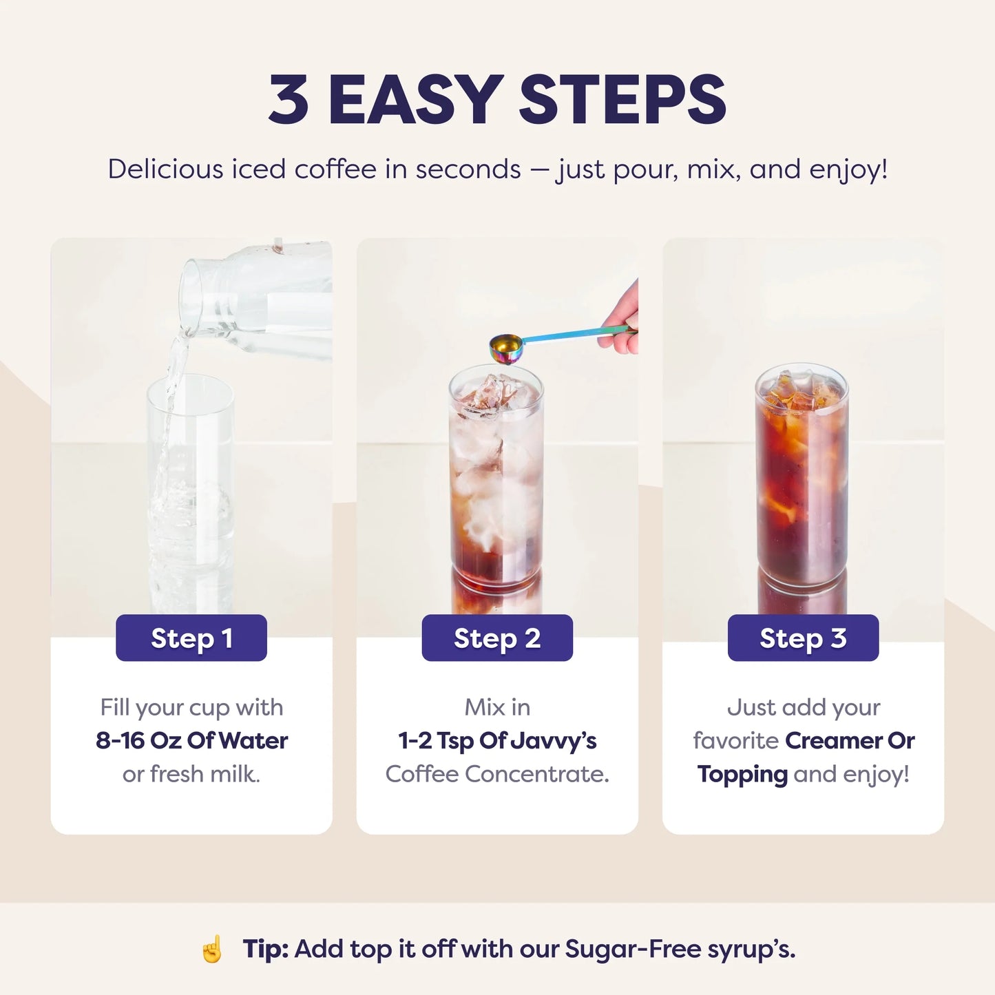 Javvy Coffee Concentrate - Cold Brew Coffee, Perfect for Instant Iced Coffee, Cold Brewed Coffee and Hot Coffee, 35 Servings - White Chocolate Mocha