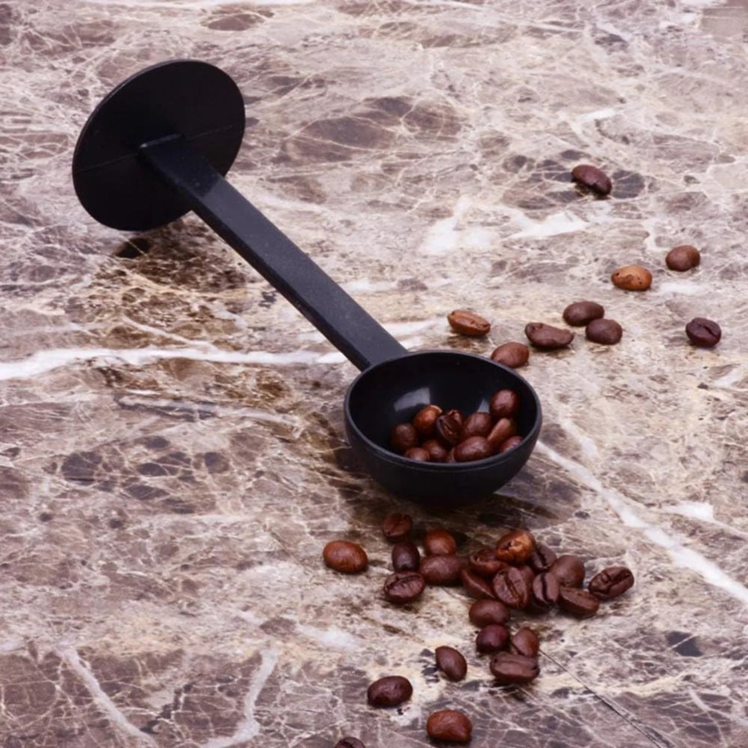 10G Espresso Coffee Measuring Spoon Plastic Coffee Scoop for Ground Coffee Tea Salt with Pressed Bottom 5.9X1.9Inch