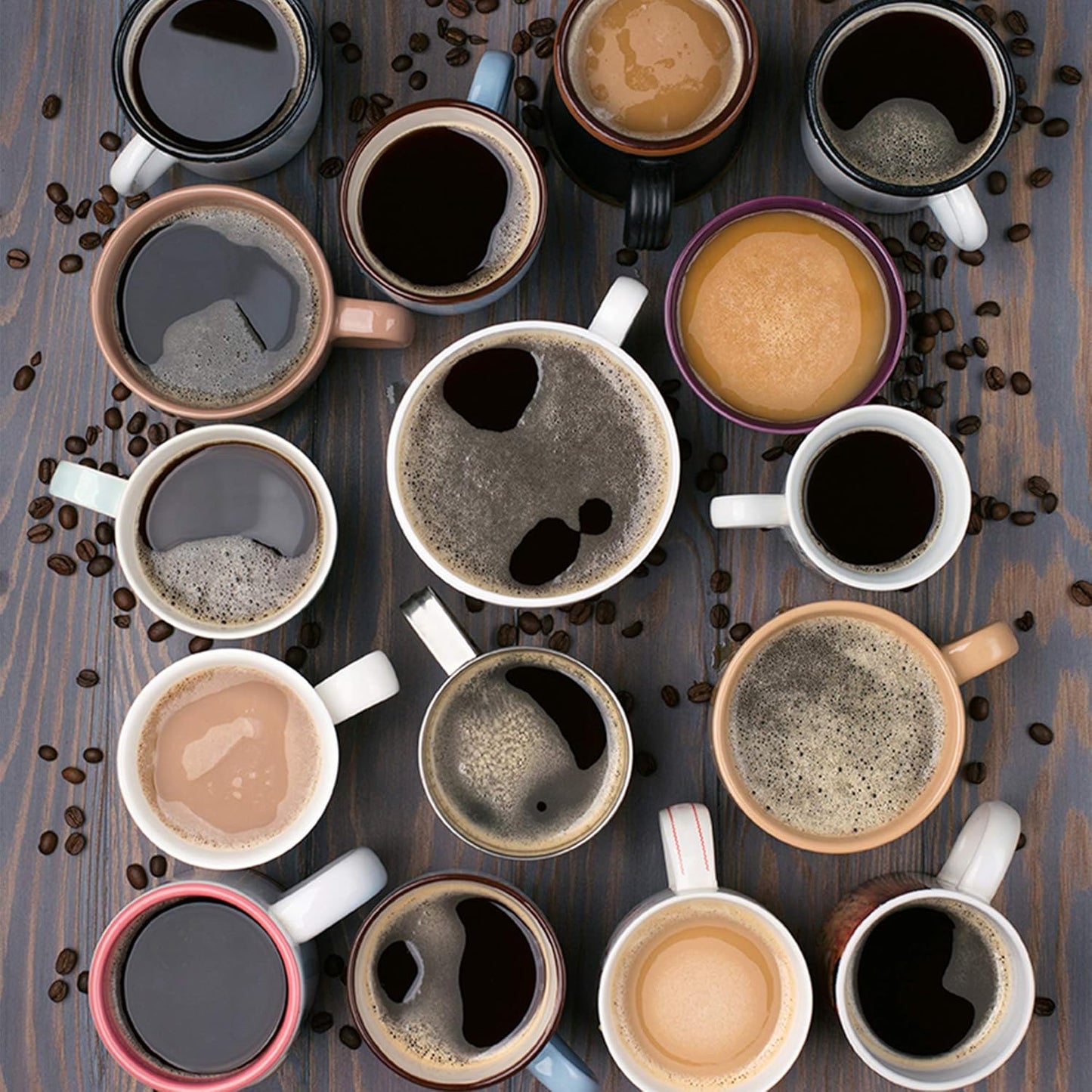 Coffee Pods Variety Pack Sampler from Top Brands, Assorted Single Serve for Keurig K Cups Coffee Makers, 40 Unique Cups