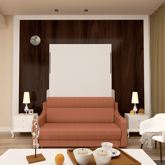 Morden Design Vertical Murphy Bed with Sofa