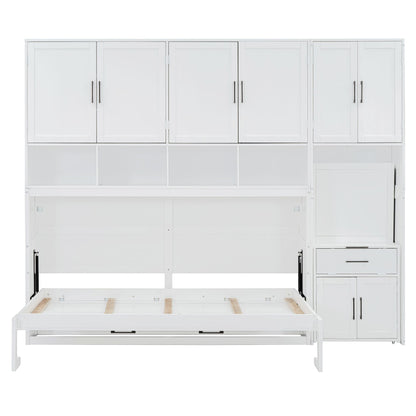 Twin Size Murphy Bed Wall Bed with Closet
