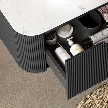 DINA 30" Bathroom Vanity with Sink, Black