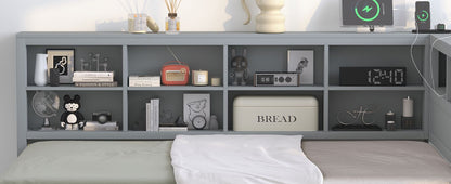Wooden Full Size DayBed with Twin Size Trundle