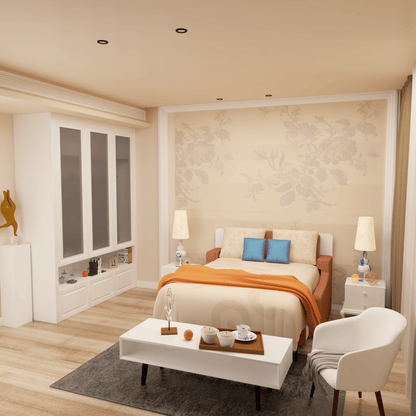 Morden Design Vertical Murphy Bed with Sofa