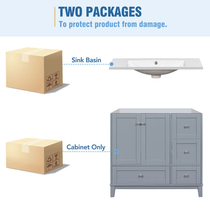 36 Inch Modern Bathroom Vanity
