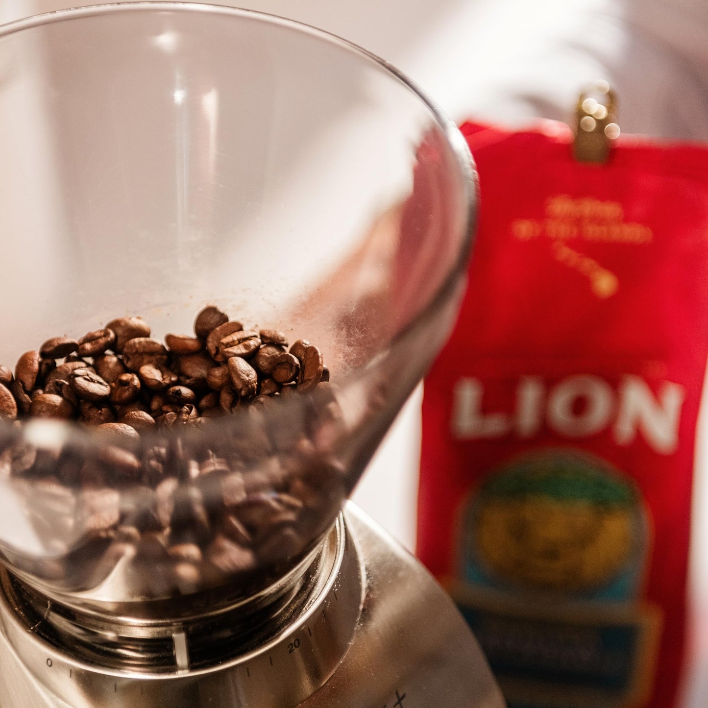 Lion Coffee Toasted Coconut Flavored Coffee 24 Ounce Premium Arabica Beans