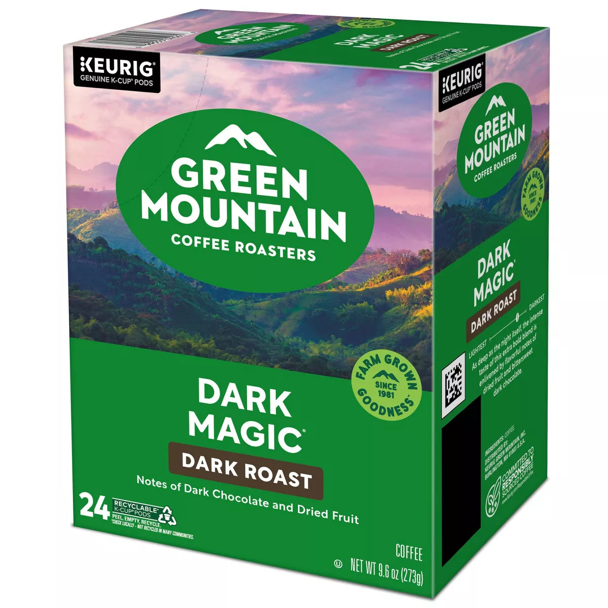Green Mountain Coffee Dark Magic Dark Roast Coffee Pods