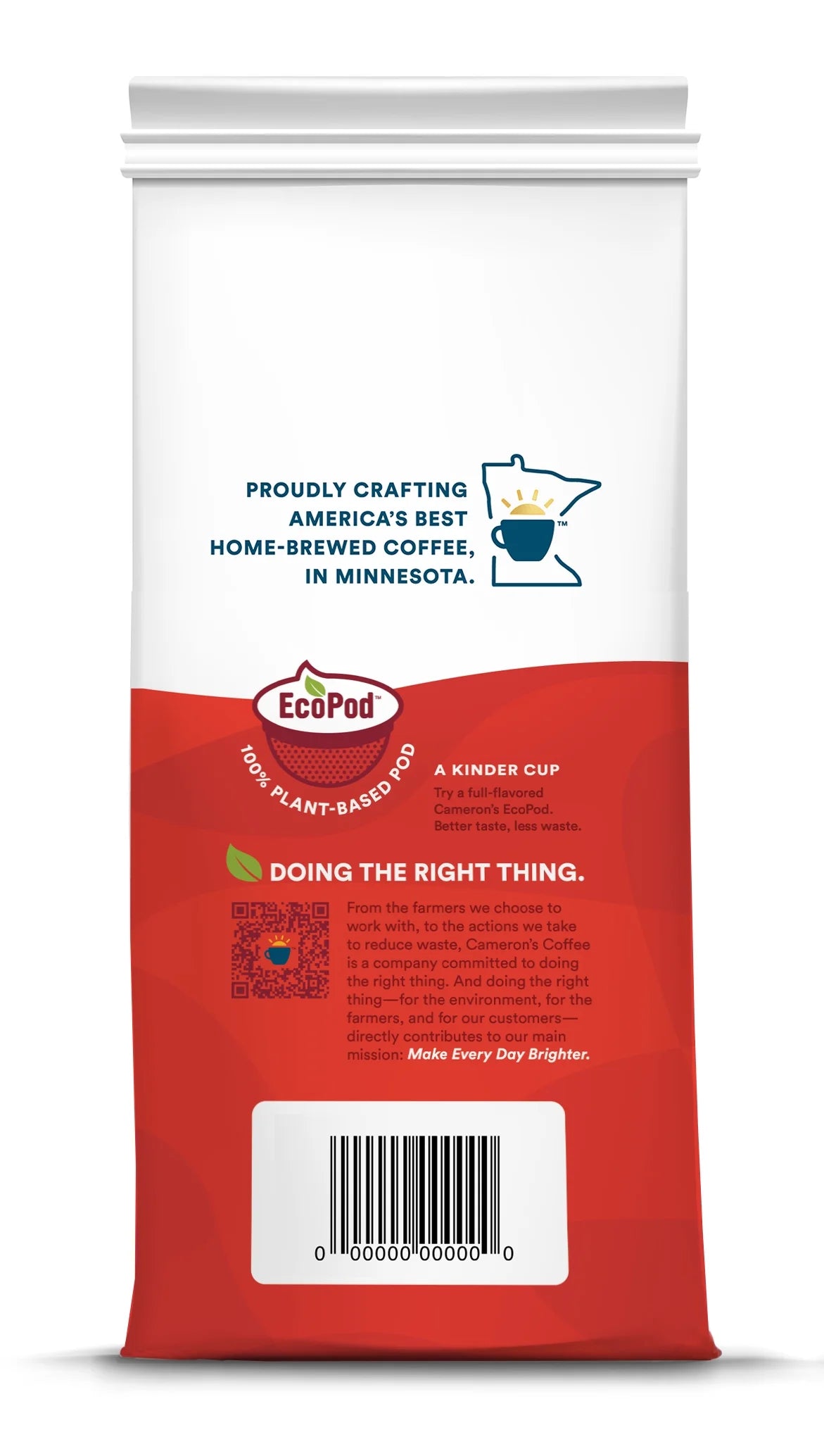 Flavored Vanilla Hazelnut Ground Coffee, Light Roast, 12 Oz, Naturally Caffeinated