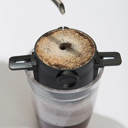 Experience the Perfect Brew Anywhere with Our Foldable Portable Coffee Filter - Eco-Friendly Stainless Steel Dripper for Drip Coffee and Tea