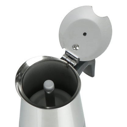Mocha Espresso Latte Stovetop Filter Stainless Steel Coffee Pot for Barista Moka Coffee Maker Coffee Maker Pot Coffee Pot