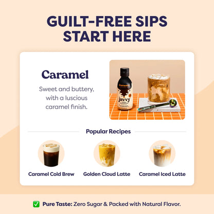 Cold Brew Caramel Liquid Concentrate, Iced Coffee & Cold Brew Drinks